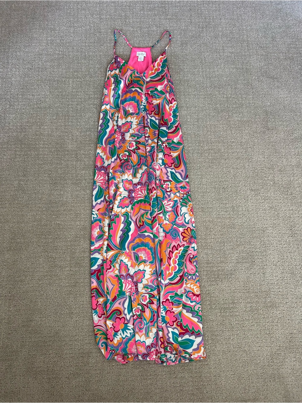 Nicole Miller Floral Maxi Dress Size XS